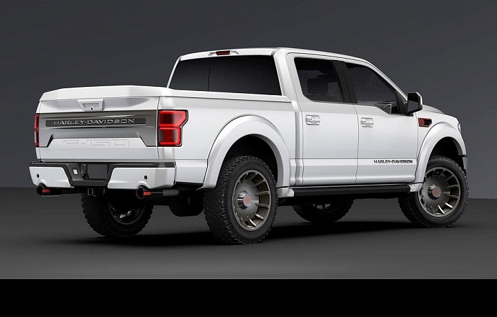 Ford F 150 in white