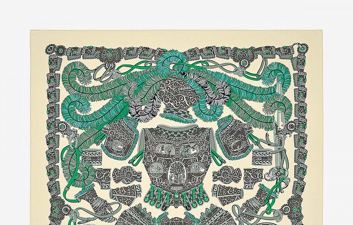 Luxury scarf Hermès