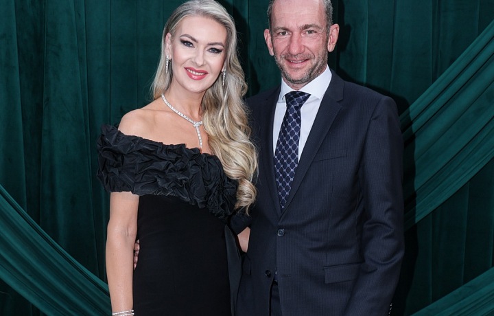 Lenka Graf with her husband