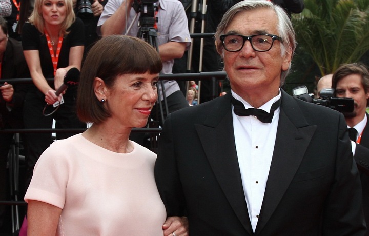 Jiří Bartoška with his wife Andrea in 2013