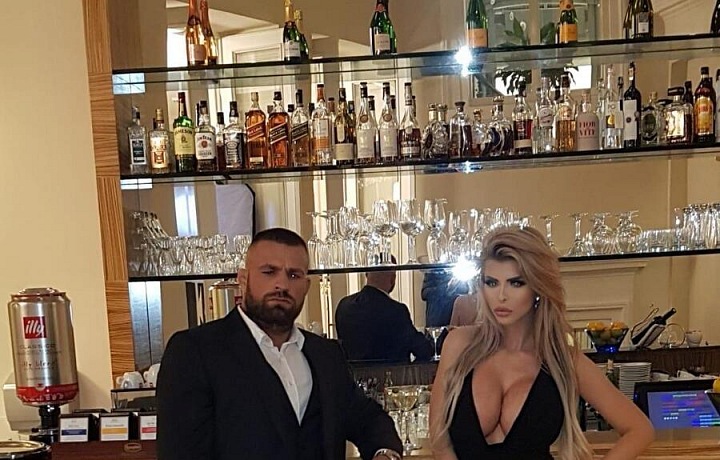 With her partner Karel Vémola