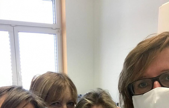 MUDr. Jana Keilová se svým týmem na plicním oddělení v době covidu