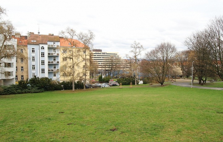 Hotel Pyramida in the back