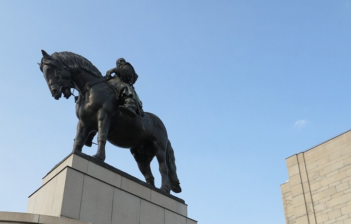 Equestrian statue of Jan Žižka in Vítkov