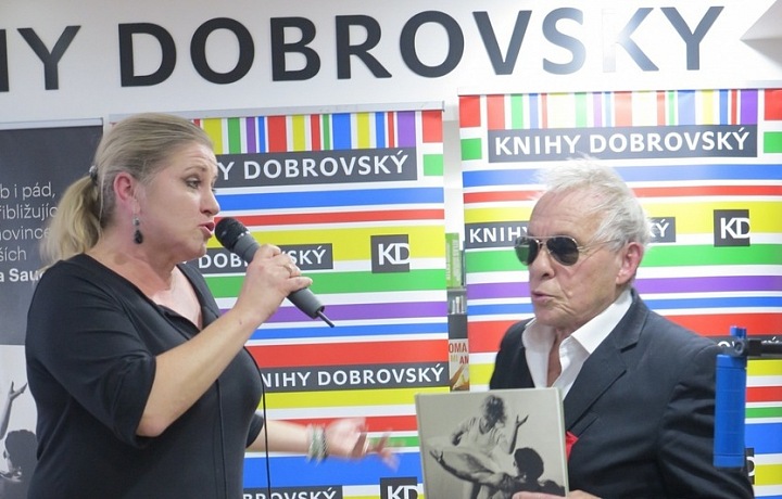 Jan Saudek, christening of his book