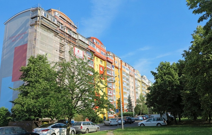 Colorful part of Prague - Letňany