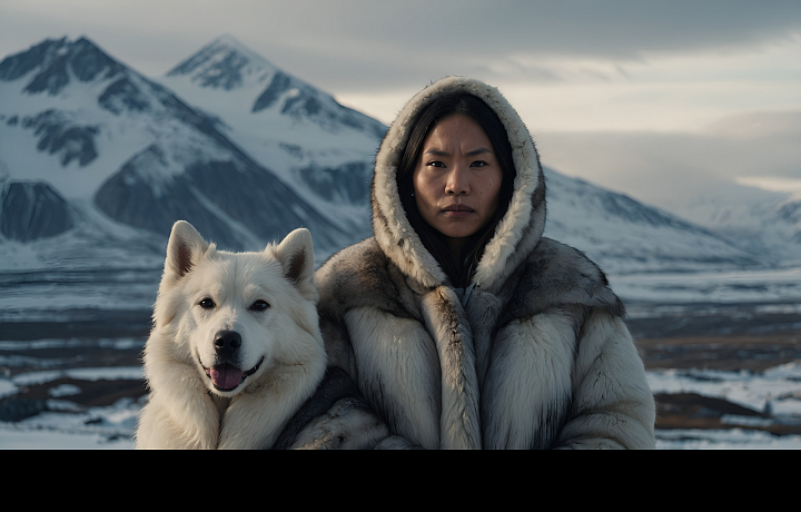 In Greenlandic marriages, both the man and the woman have the same rights.