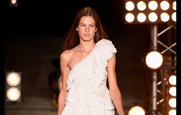 White romantic dress..