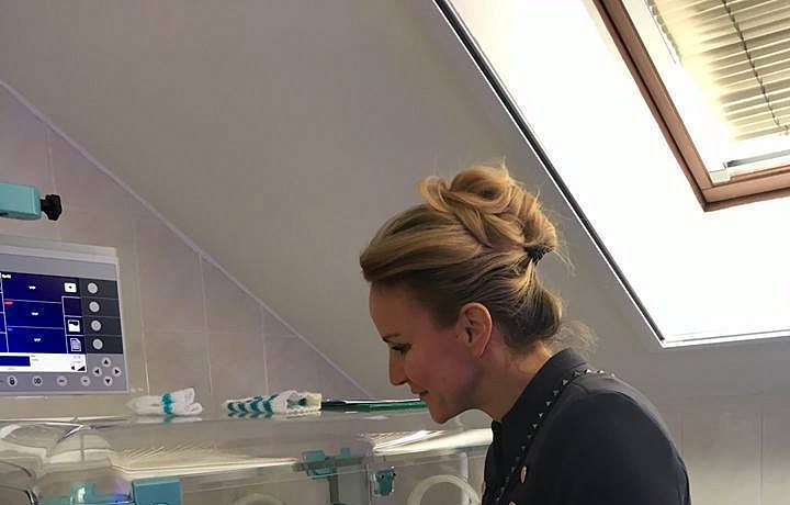 Vendula in the hospital