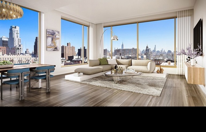 Interiér bytu v NY City