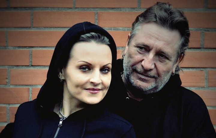 With her husband Jan Žižka 