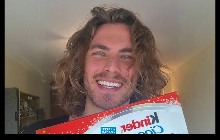 Matteo Farneti is a real Kinder boy