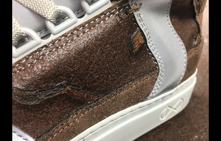 Stripes from recycled PET bottles!