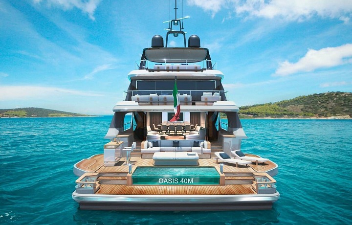  Comfort and luxury. This is the Benetti Oasis 40M.