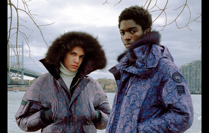 The clothes of Canada Goose