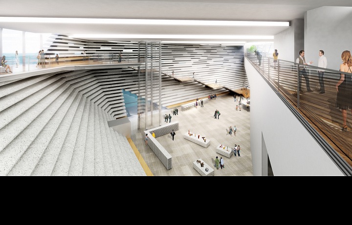 Museum V&A Dundee interior, main hall