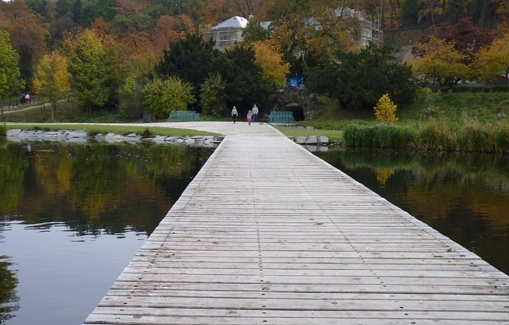 Nově zrekonstruované rybníky