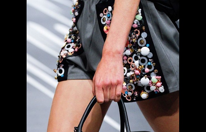 Luxurious prints on Prada handbags