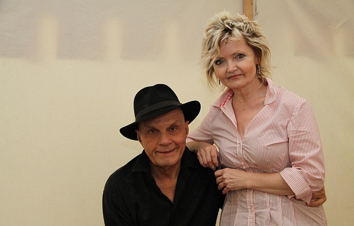 Jan Přeučil with partner