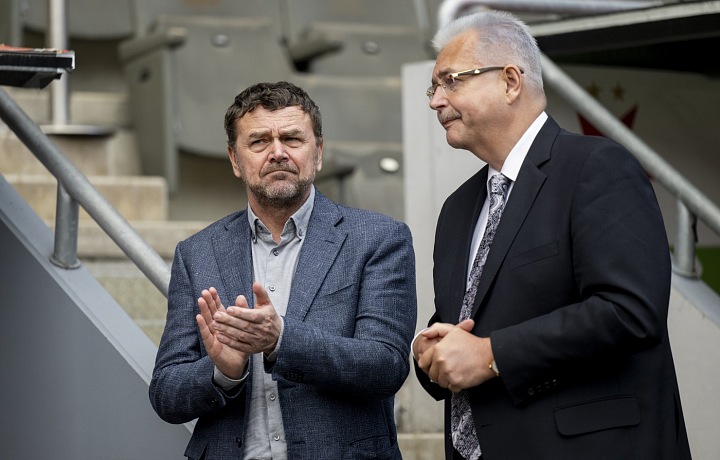 Pavel Tykač with Jaroslav Tvrdík