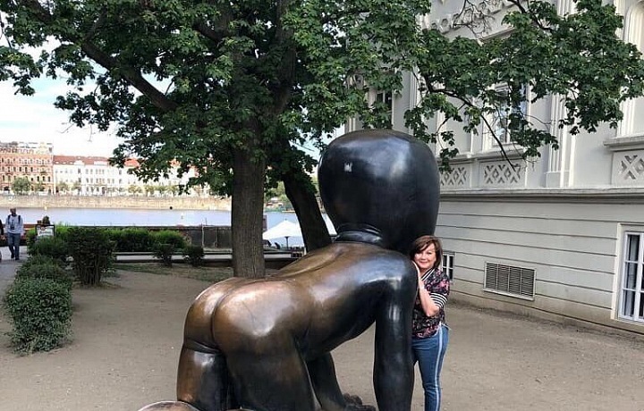 Alena Schillerová ve volné chvíli.