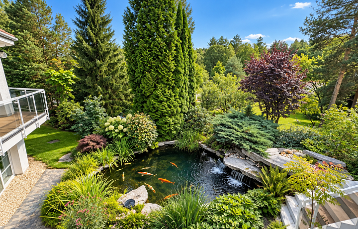 Pond and Garden Kamenice