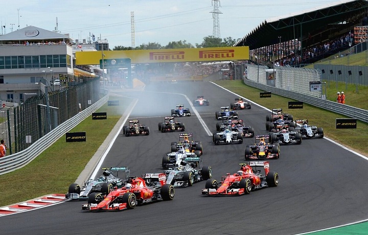 Start of Formula One race