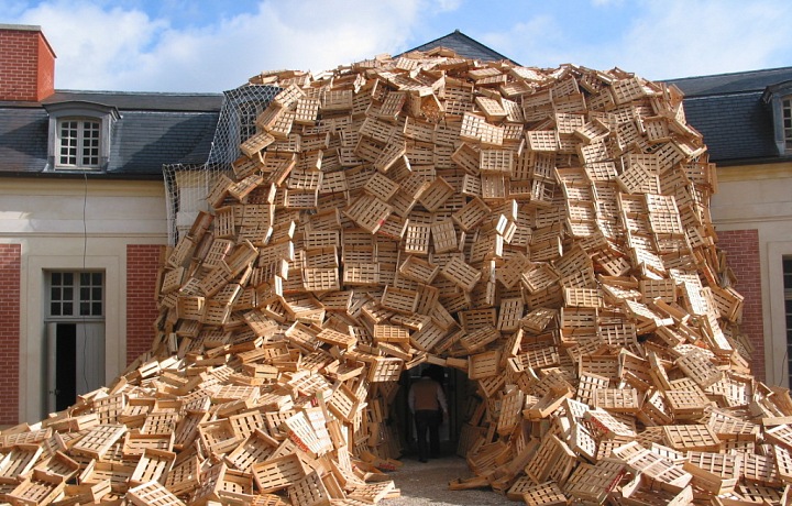 Installation by Tadashi Kawamata