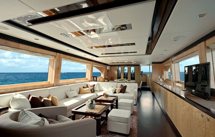 Luxury on the yacht
