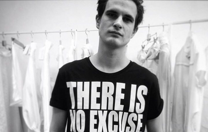 Kalfař is vegetarian and material he uses are eco-friendly