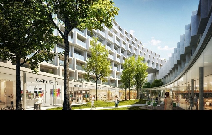 Visualization of the project, countryard