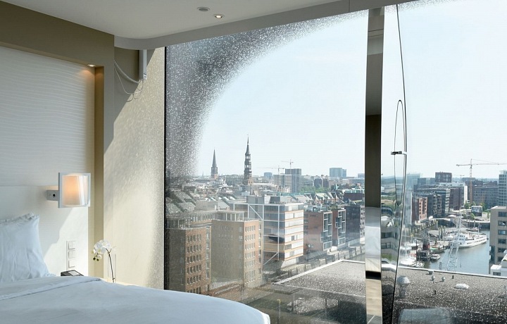 One of the room of the Hotel Elbphilharmonie Deluxe