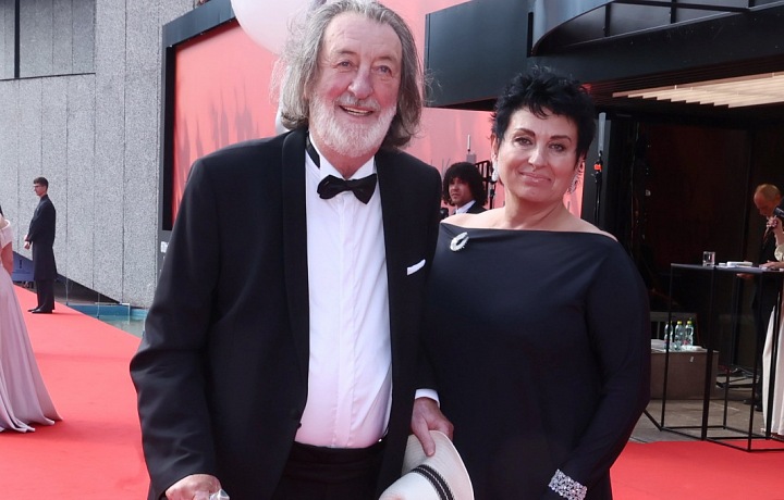 Bolek Polívka with Marcela Černá