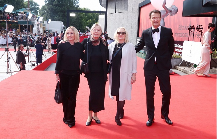 Bára Basiková, Helena Třeštíková, and Pavel Strnad
