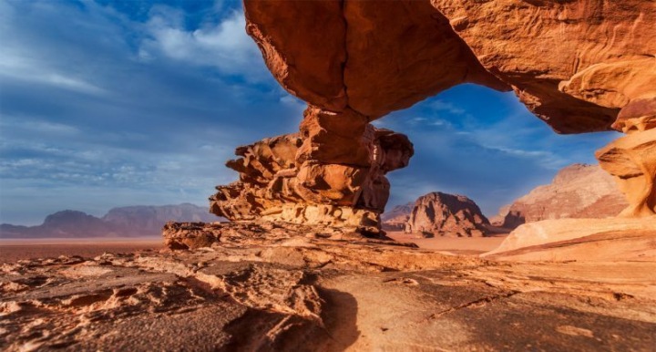 Poušť Wadi Rum