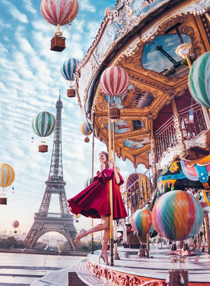 Paříž a Kristina Makeeva