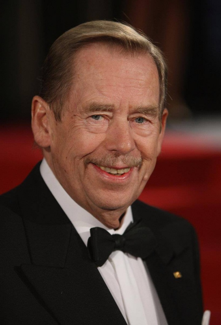 Národem milovaný prezident Václav Havel. 