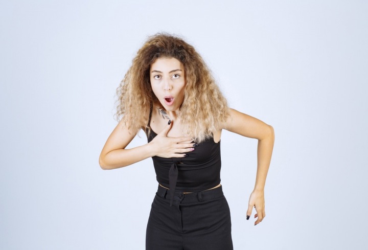 Dívka s dýchacími problémy