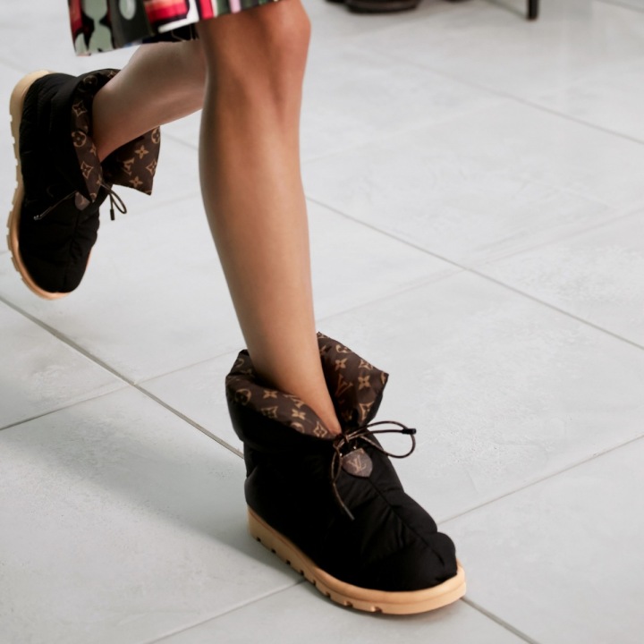 Černé boty Louis Vuitton