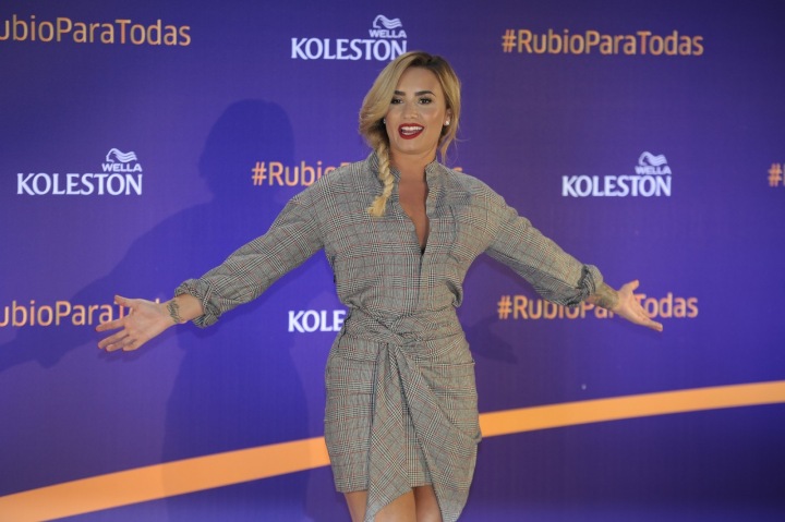 Demi Lovato used to be a blonde too