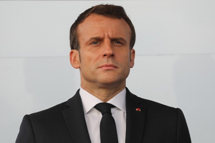 Třiačtyřicetiletý francouzský prezident Emmanuel Macron