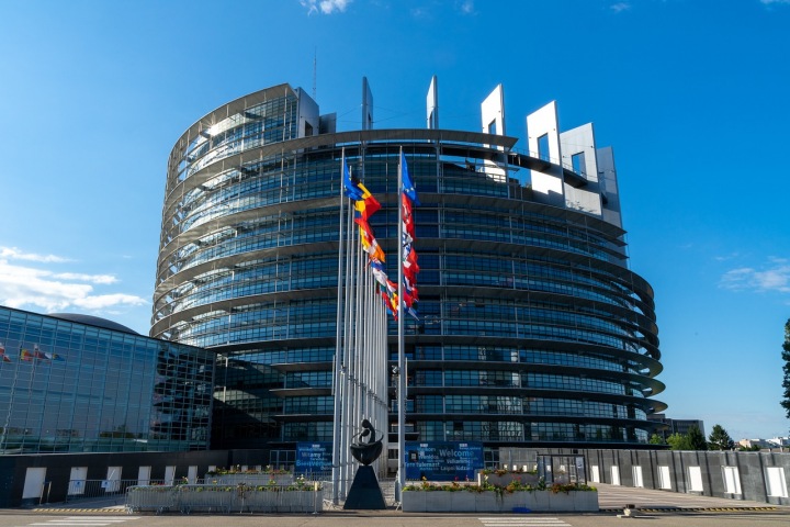 The European Parliament meets in Brussels and Strasbourg