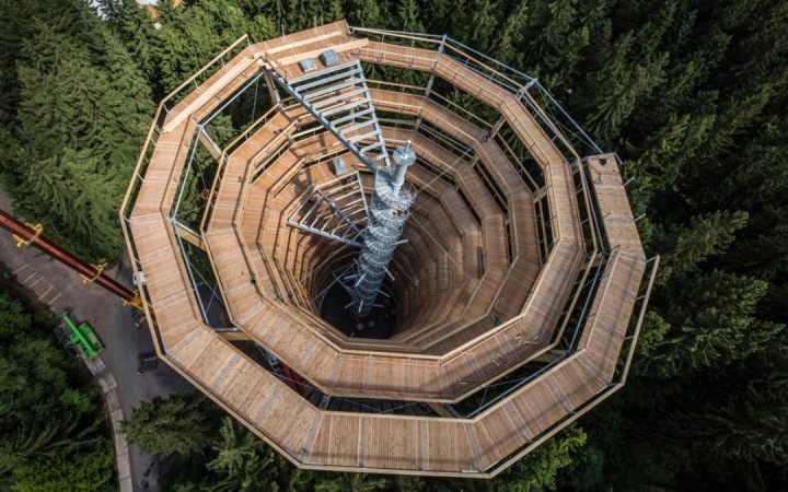 Stezka v korunách stromů Krkonoše