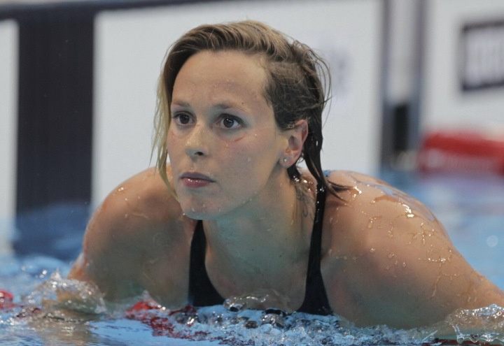 Plavkyně Federica Pellegrini.