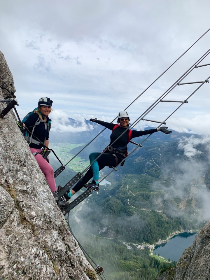 Dámy jsou sportovkyně, měly síly i na zábavu. 