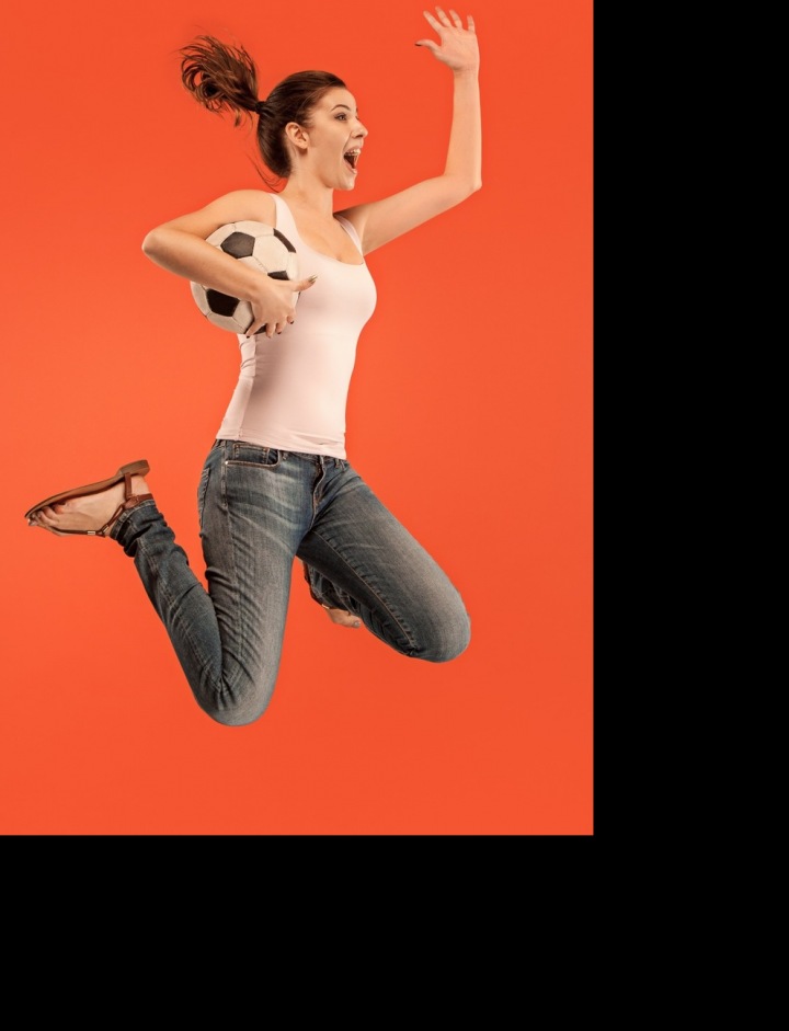 I ženy fandí fotbalu!