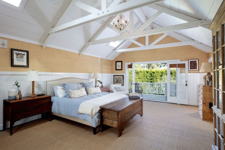 Hlavní ložnice s terasou.