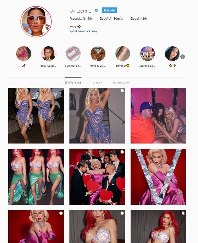 Kylie Jenner na Instagramu vydělává nejvíce