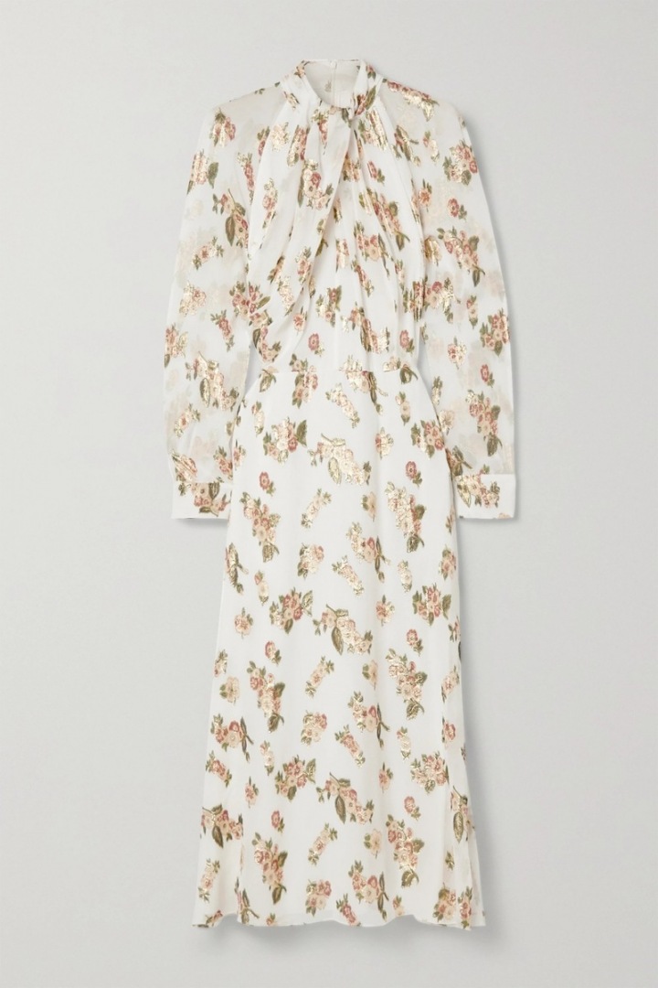 Květinové šaty Adam Lippes