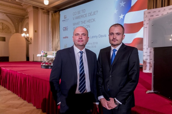 Michal Strnad (vpravo)